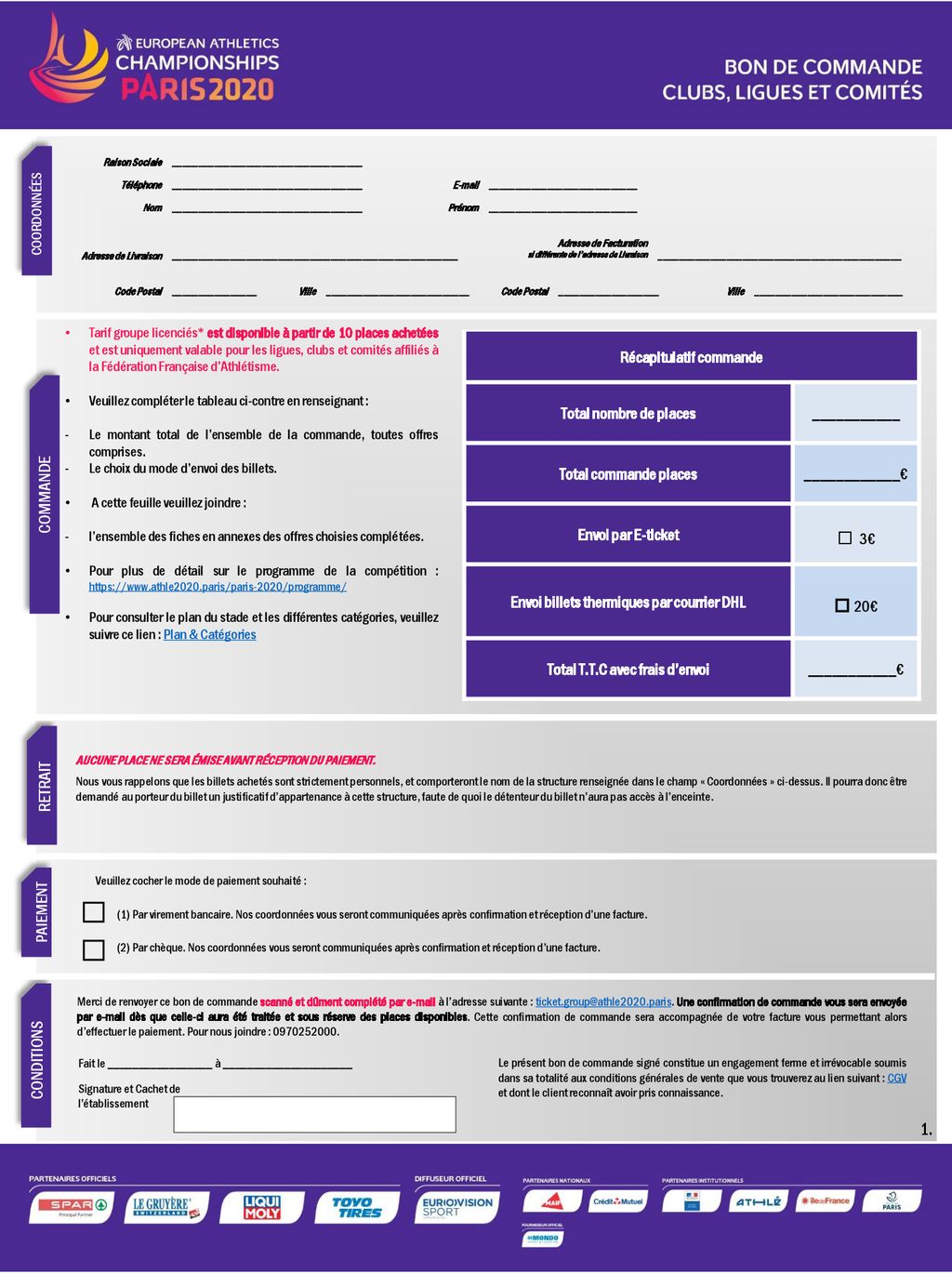 3 20 Récapitulatif commande Total nombre de places ppt